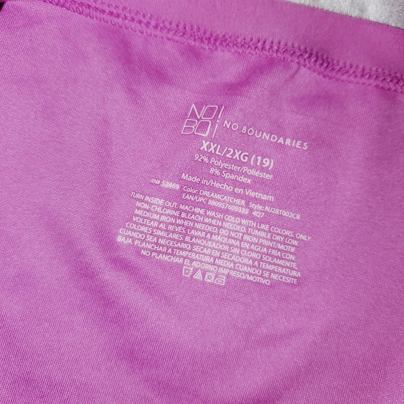 No Boundaries Juniors Plus Size V-Neck Cropped Sleeve Tee w/ Tribal Design 187 - Picture 5 of 6